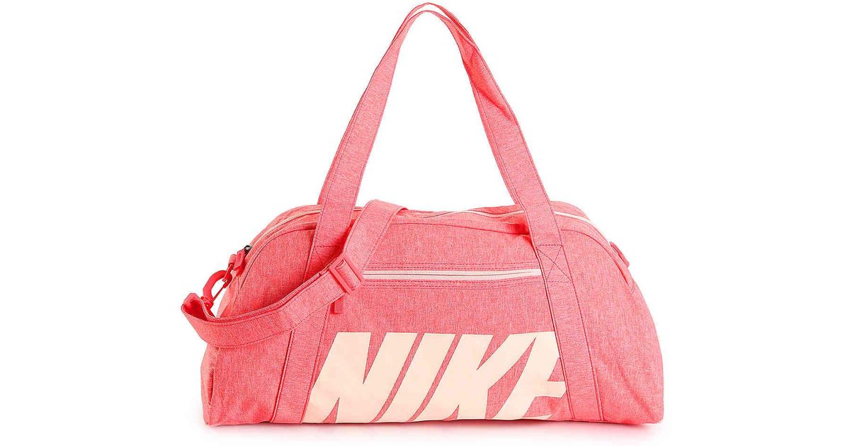 light pink gym bag