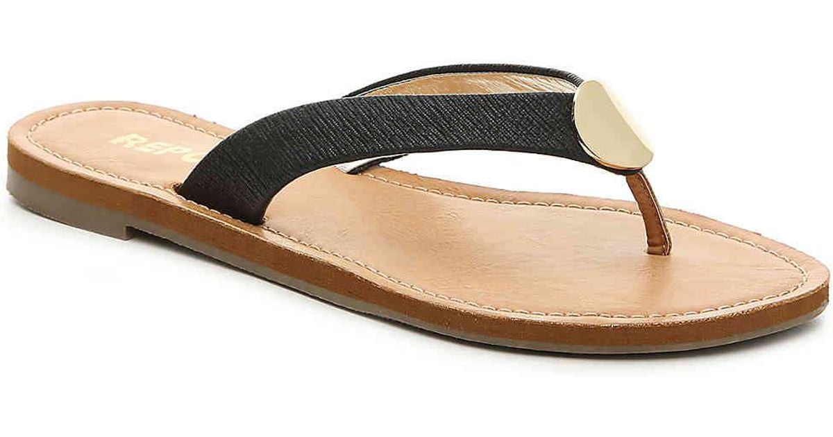 report seville flat sandal