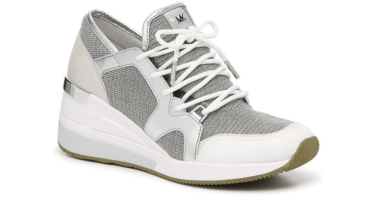 michael kors wedge trainers sale