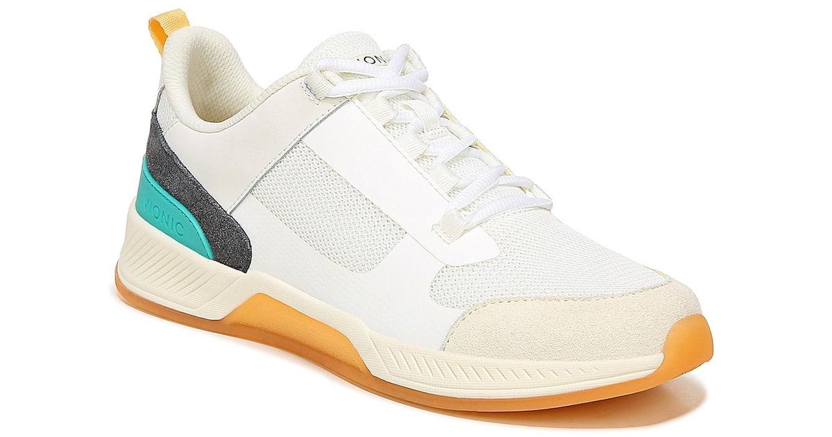 Vionic Leather Fearless Sneaker in White | Lyst