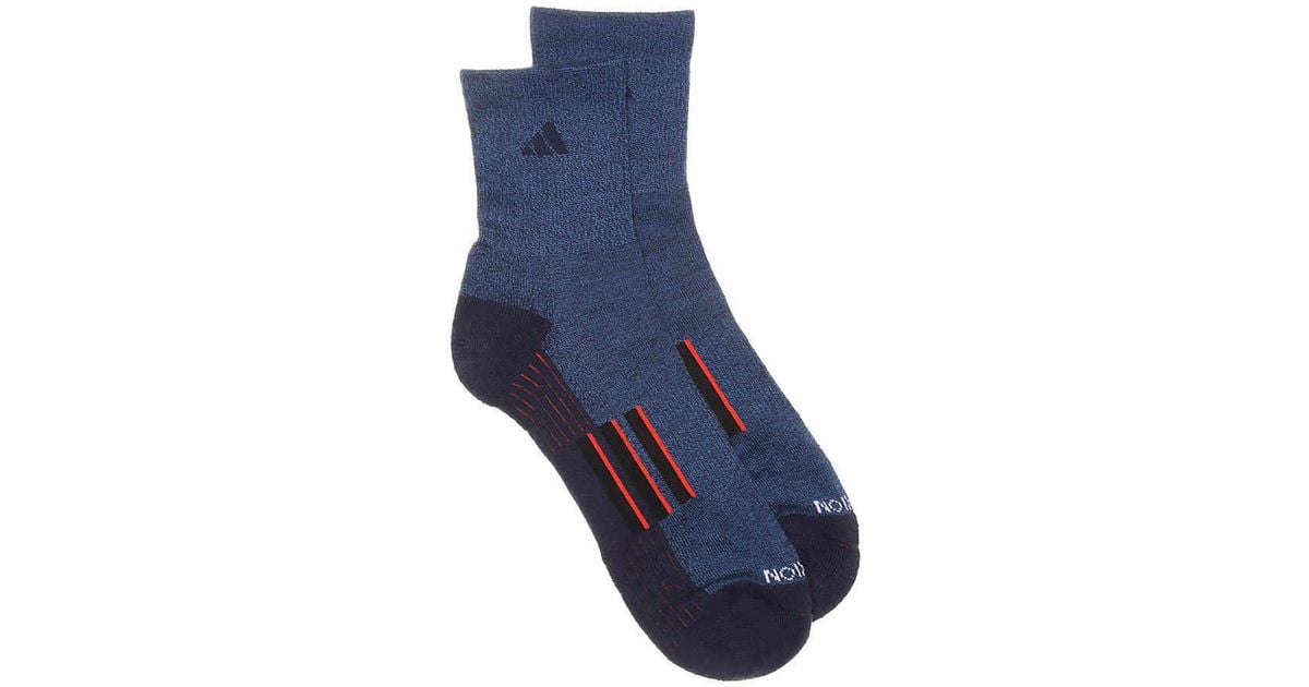 adidas Synthetic Climalite Traxion Crew Socks in Dark Blue (Blue) for Men |  Lyst