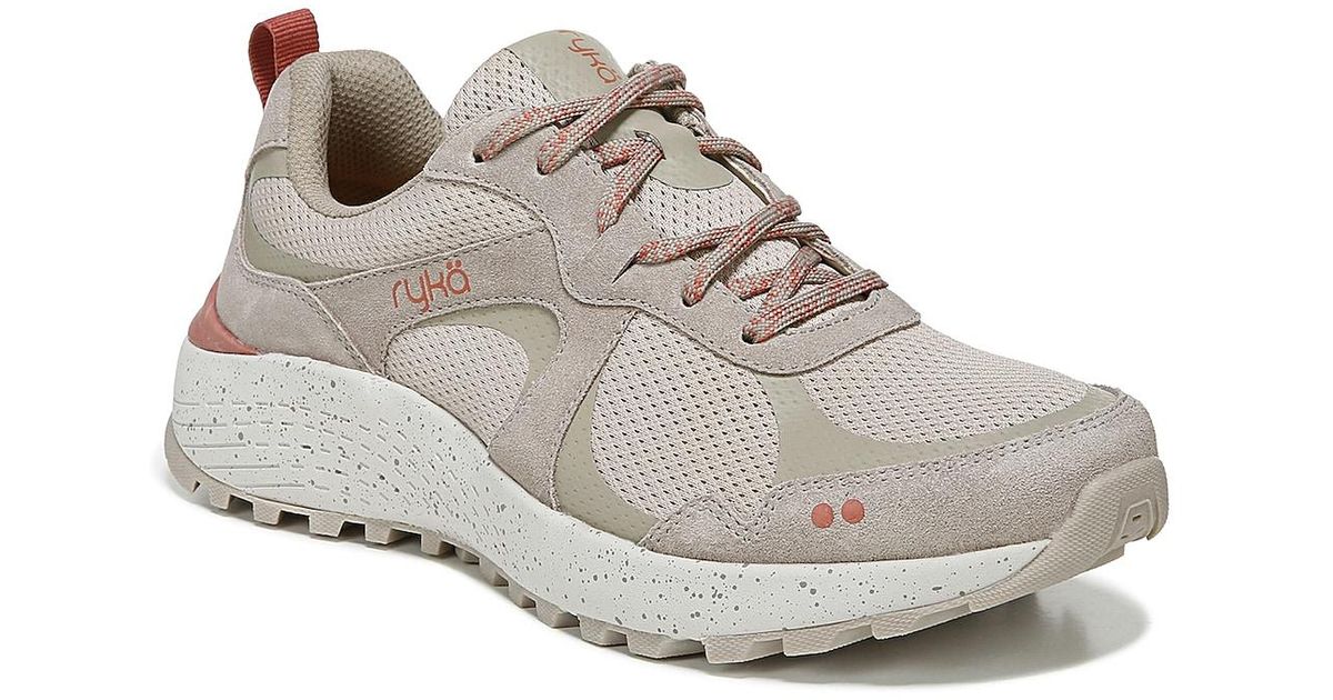 Ryka Suede Kara Trail Sneaker in Brown Lyst