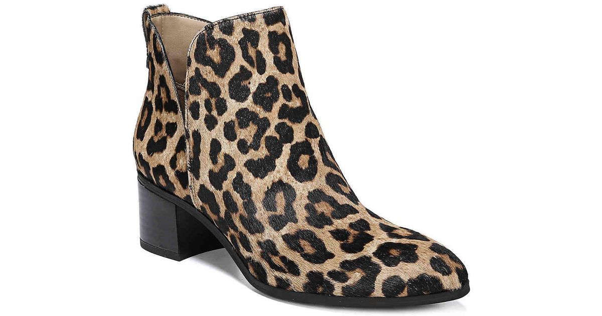 franco sarto reeve bootie leopard