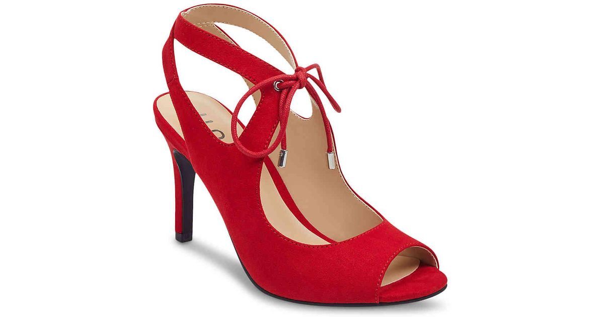 unisa red sandals