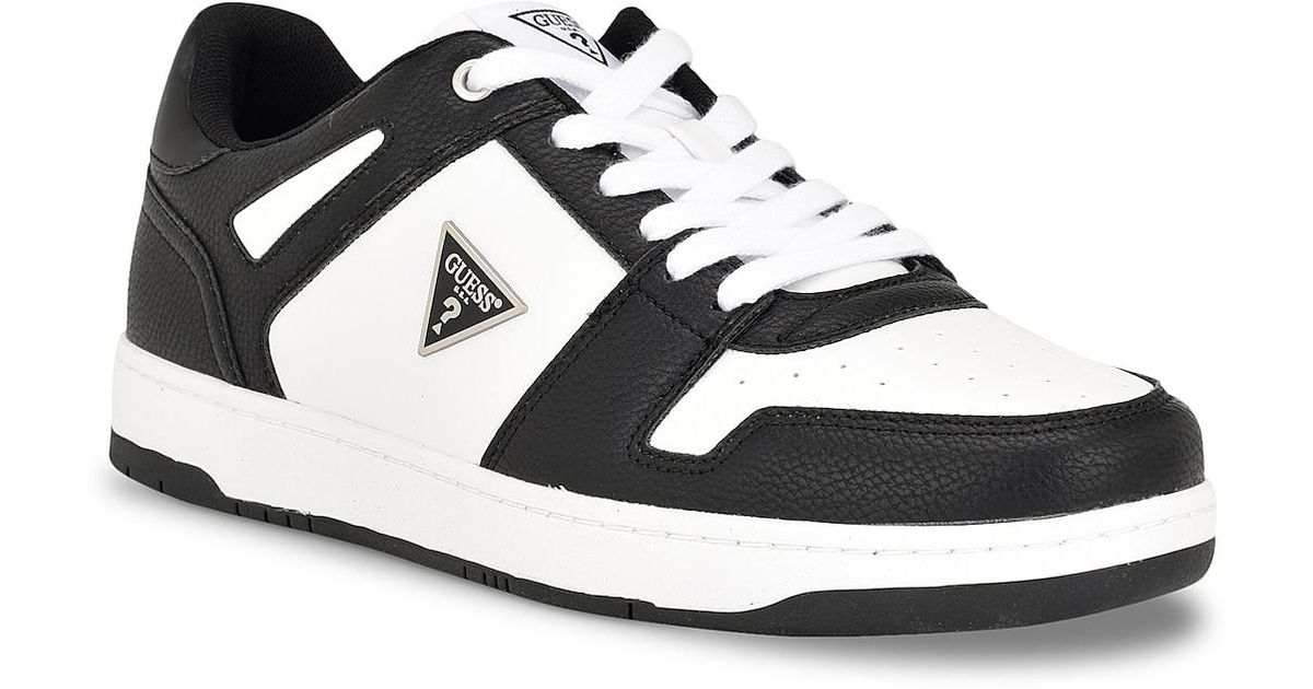 guess shoes black and gold