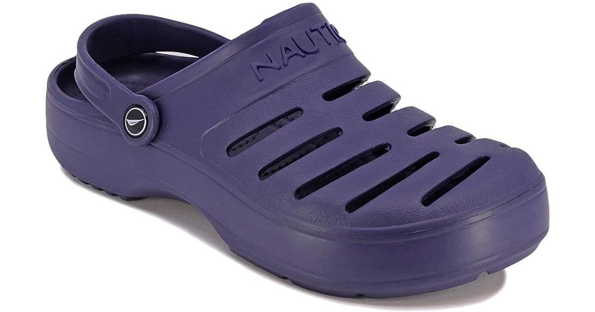 Nautica River Edge Clog in Navy (Blue) for Men Lyst