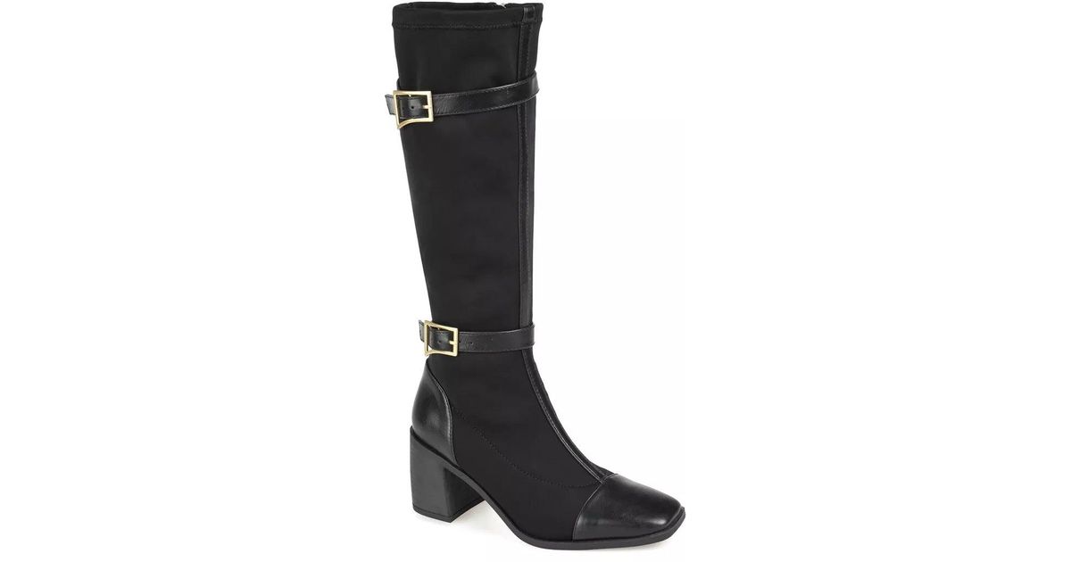 Journee Collection Extra Wide Width Gaibree Extra Wide Calf Riding Boot ...