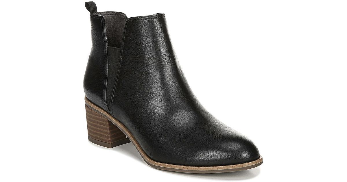 dr scholls womens boots black