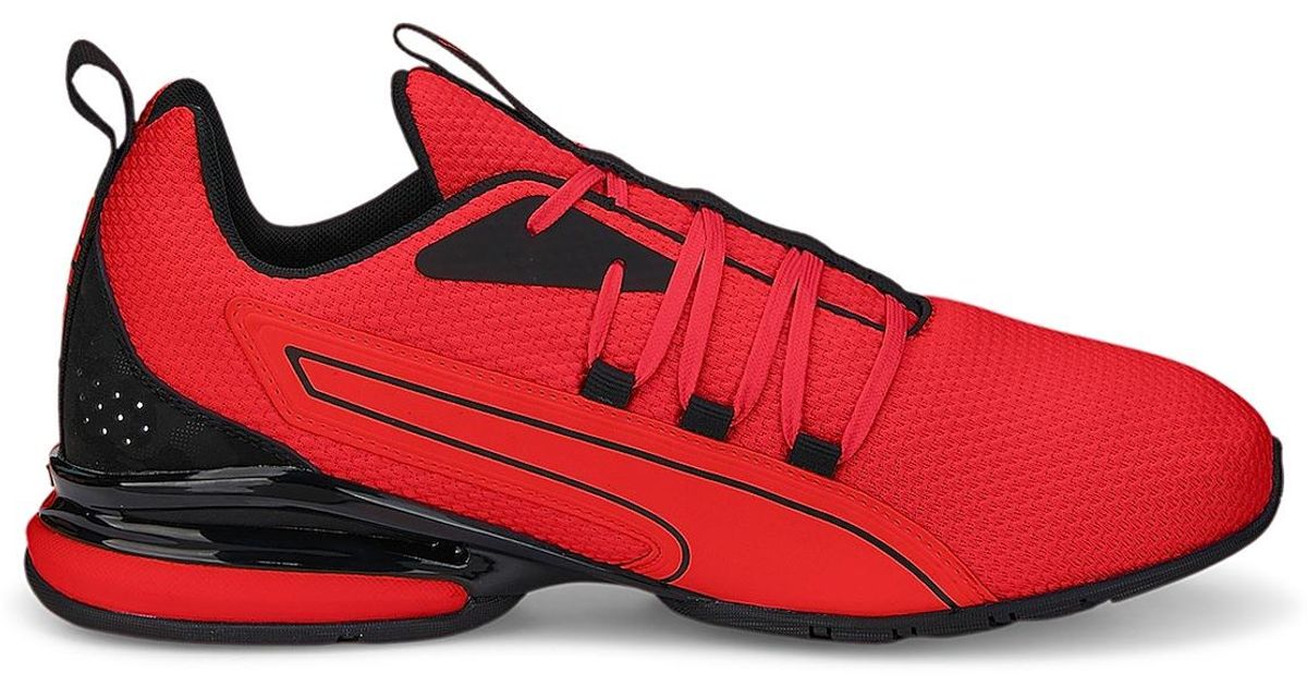 PUMA Axelion Nxt Camo Running Shoe in Red for Men Lyst