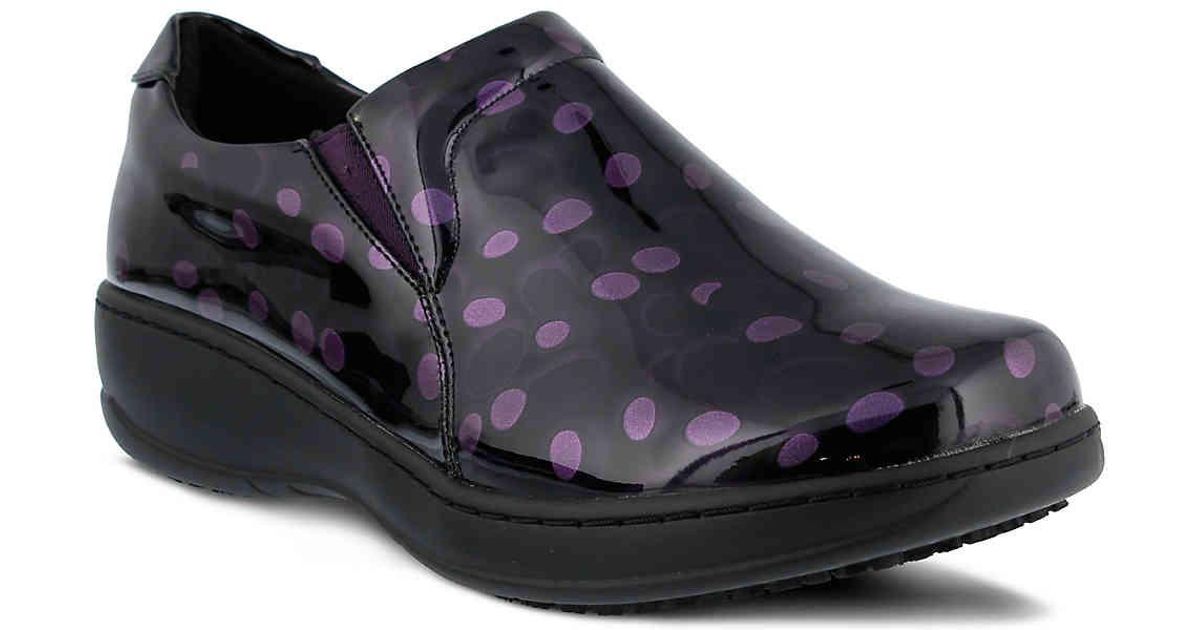 spring step belo work clog