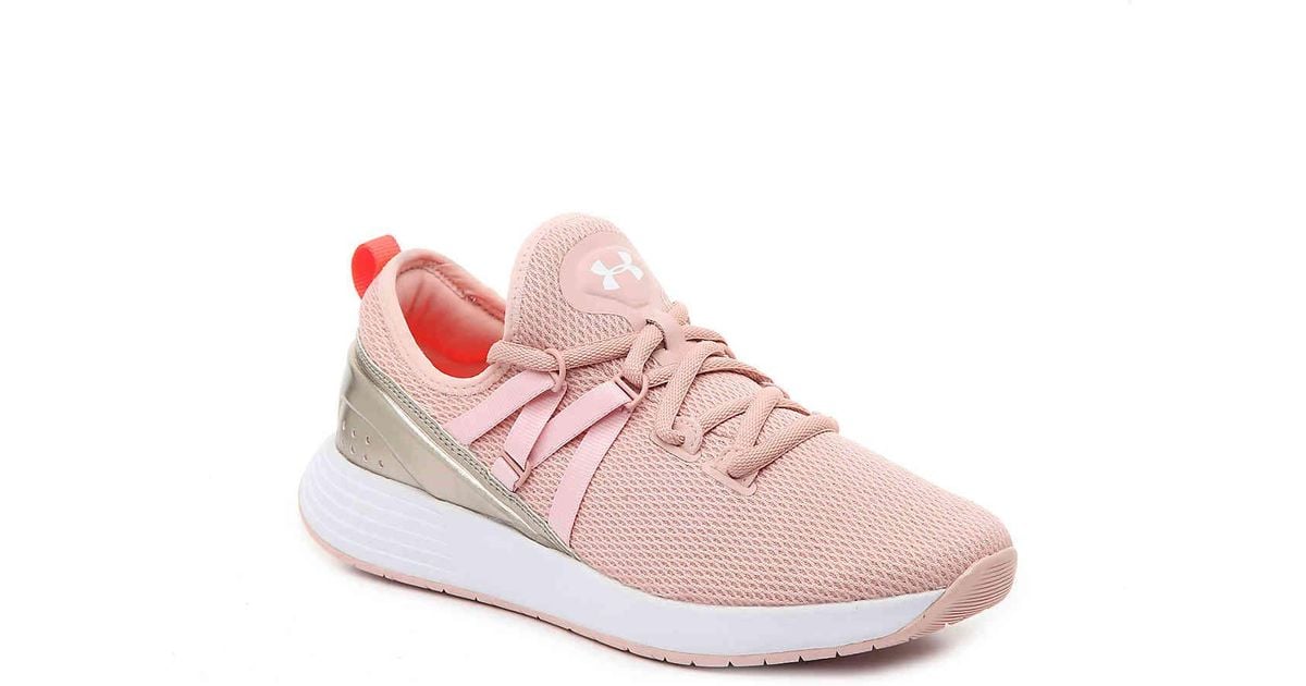 light pink under armour shoes