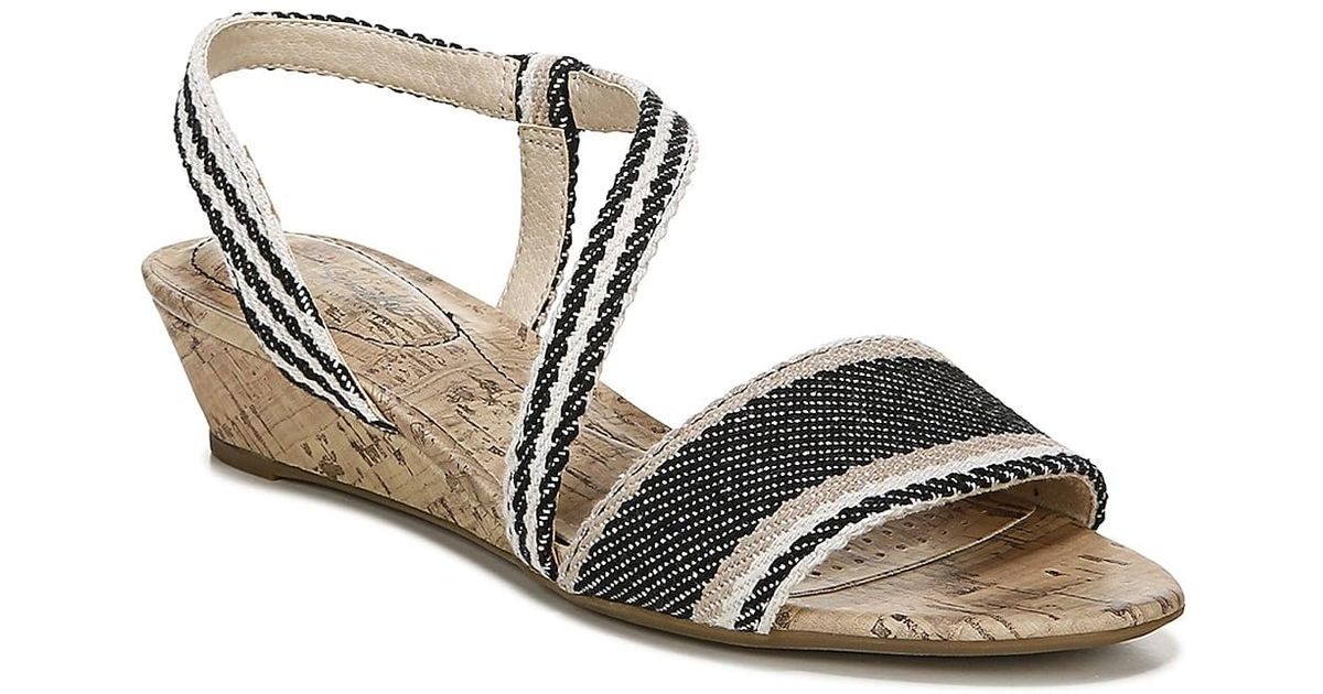 LifeStride Yasmine Wedge Sandal in Black Lyst