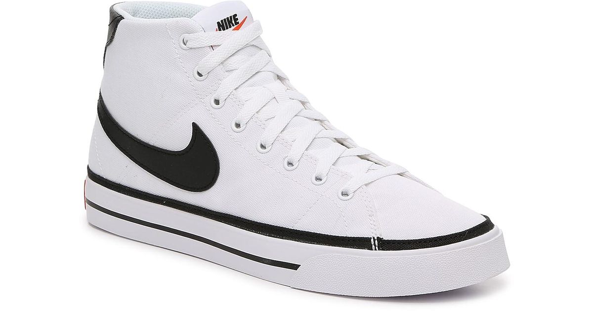 nike men's court legacy canvas mid shoes