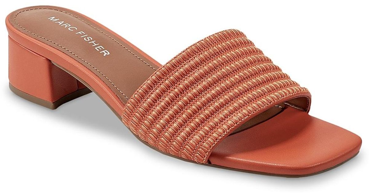 Marc Fisher Cinasa Sandal in Brown Lyst