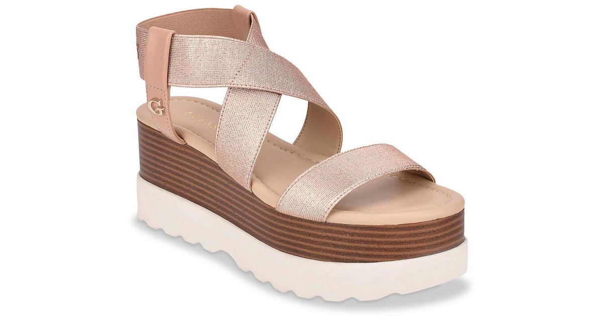 guess haleey espadrille wedge