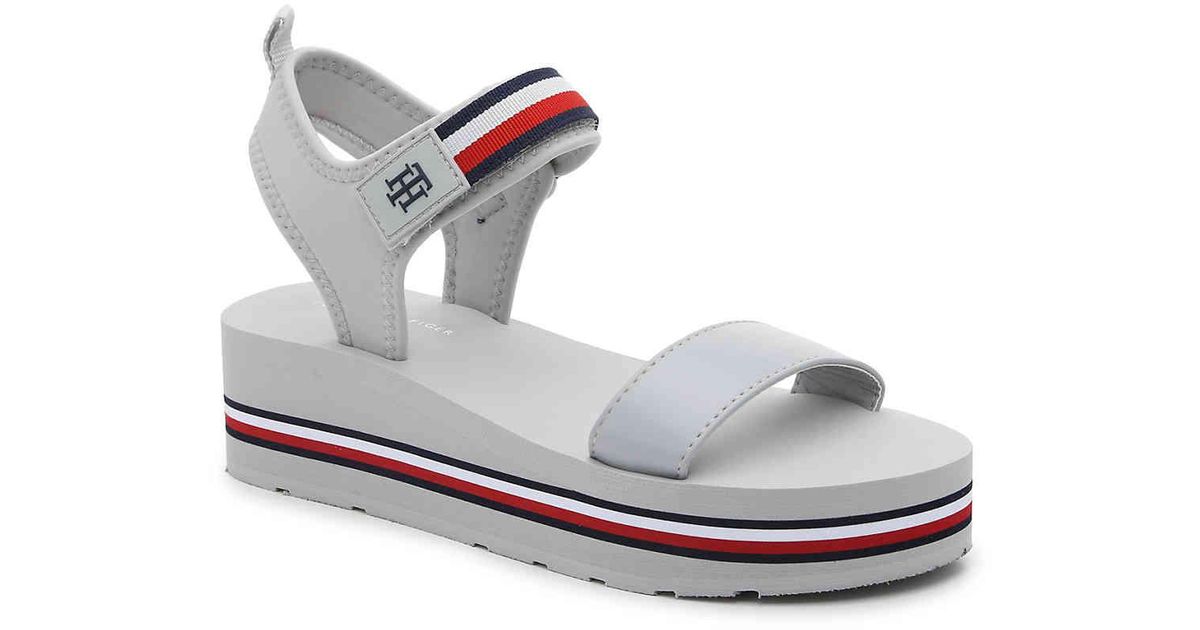 tommy hilfiger avrett wedge sandal