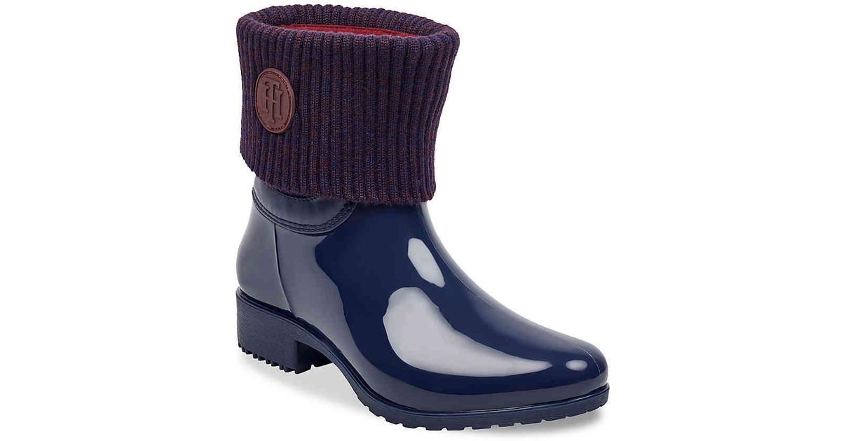 dsw tommy hilfiger rain boots