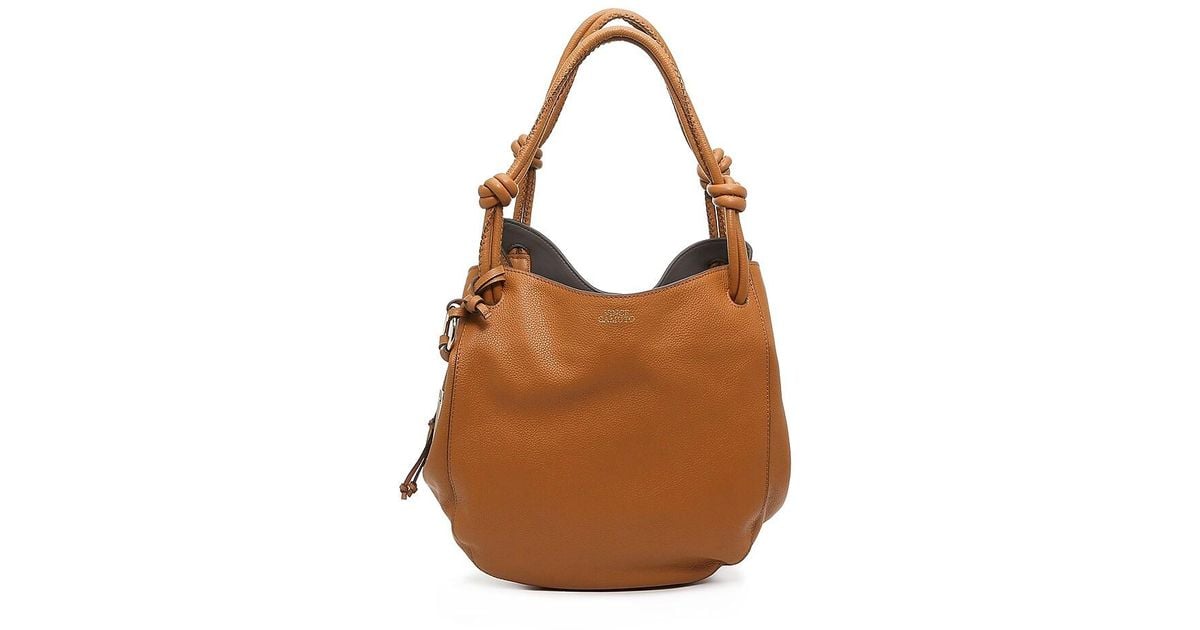 Vince Camuto Brann Leather Hobo Bag in Brown | Lyst