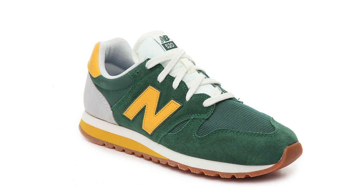 New Balance Suede 520 Sneaker in Green 