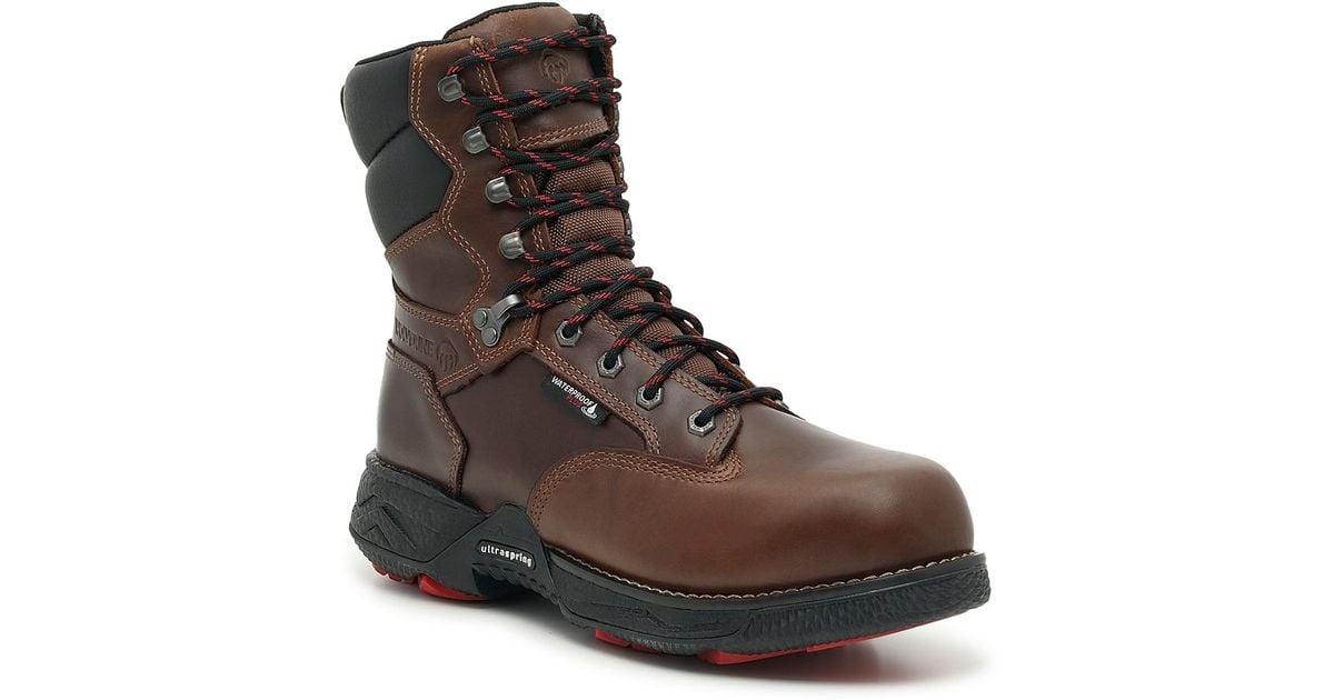 Wolverine Hellcat Fuse Durashocks Ultraspring Carbonmax 8" Work Boot in