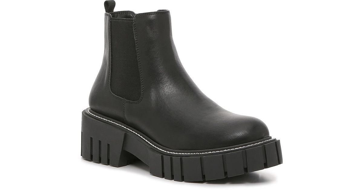 Madden Girl Karley Chelsea Boot in Black Lyst