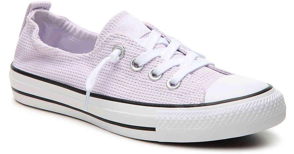 mesh slip on converse