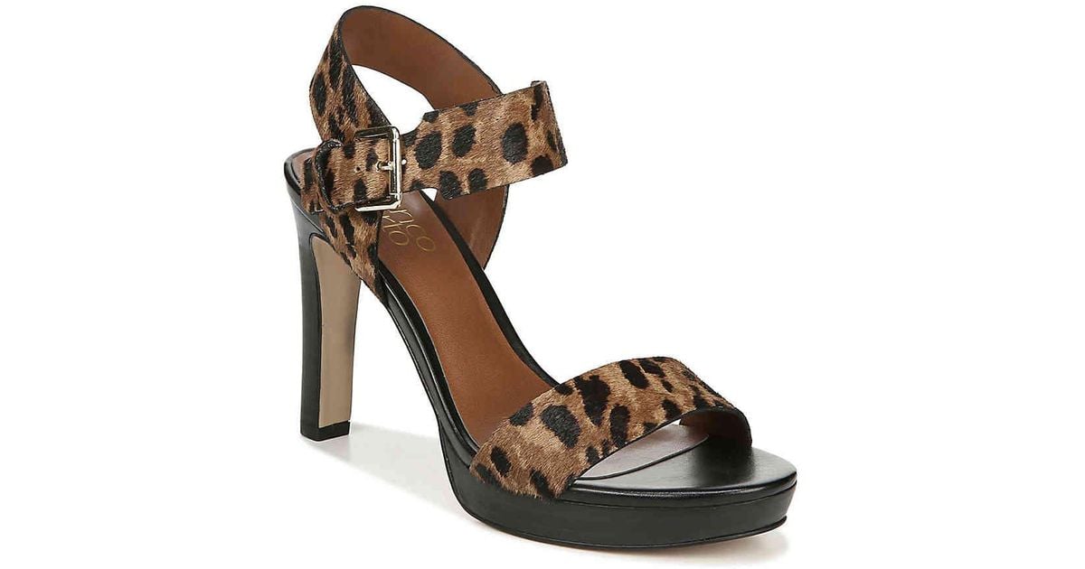 franco sarto cheetah sandals