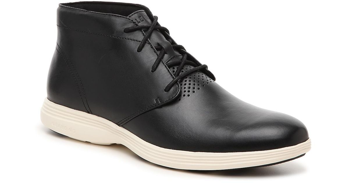 cole haan grand tour leather chukka boots