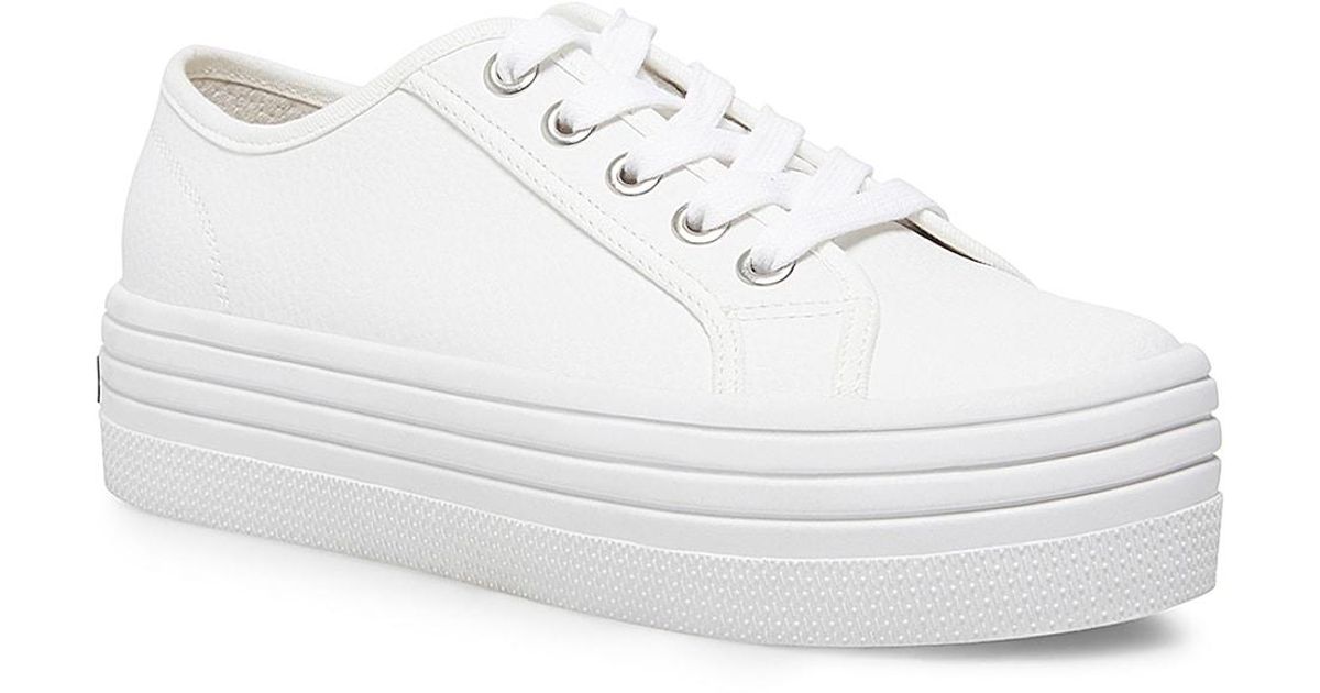 steve madden bequilt platform sneaker
