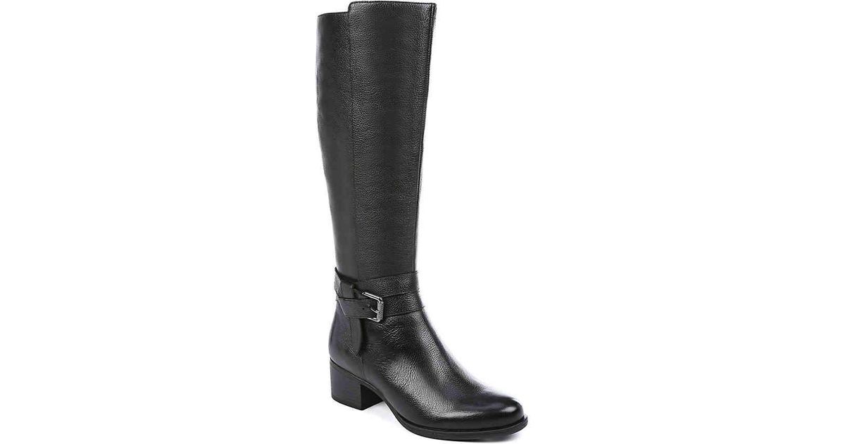 naturalizer kane wide calf riding boot