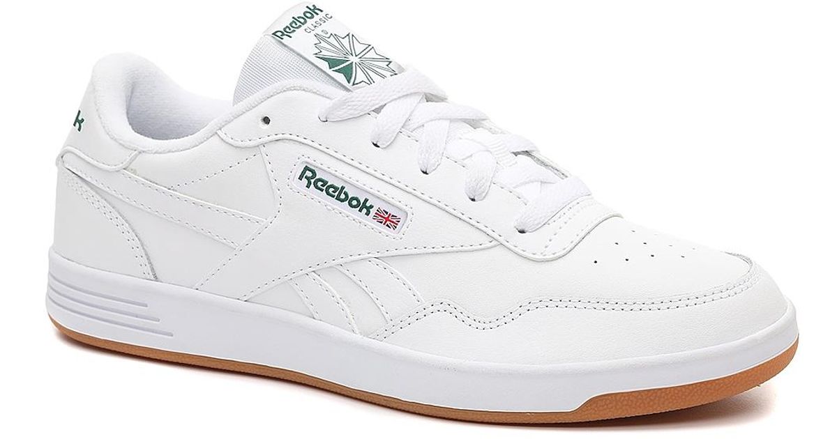 Reebok Leather Club C85 Trainers in White/Green (White) - Save 36% - Lyst