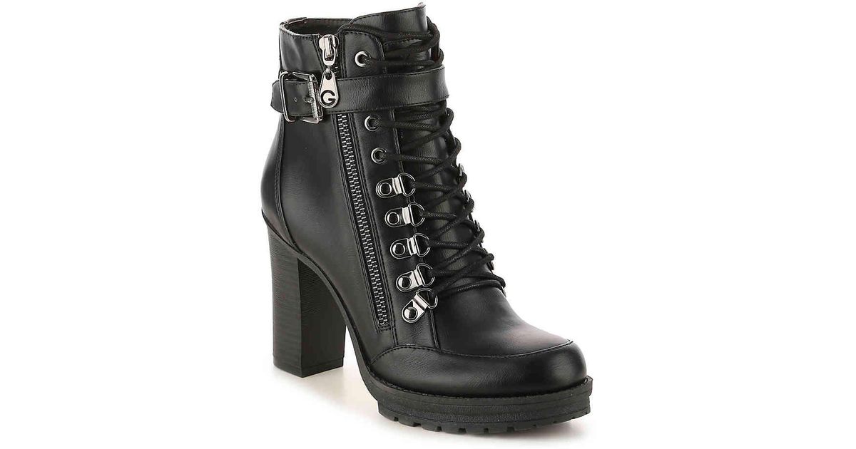 G by Guess Grazzy Bootie in Black - Lyst