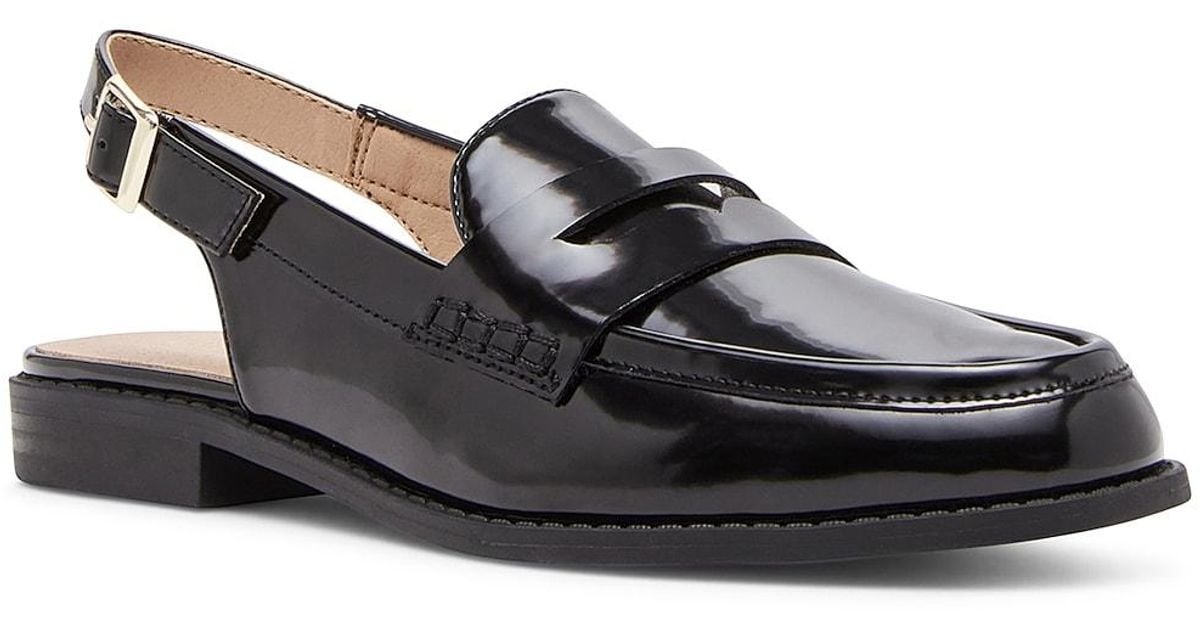 Madden Girl Penny Strap Loafer in Black Lyst