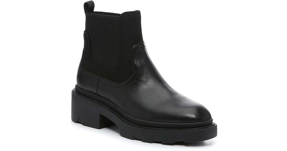 ash mastro leather pull on combat boots