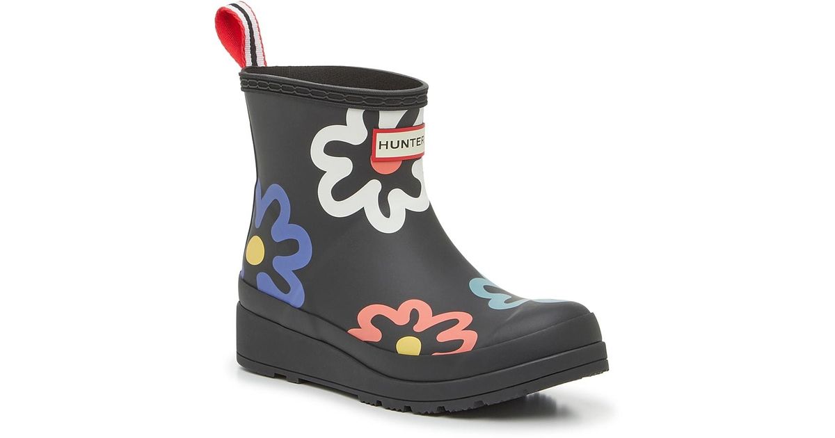 hunter-BlackMulticolor-Floral-