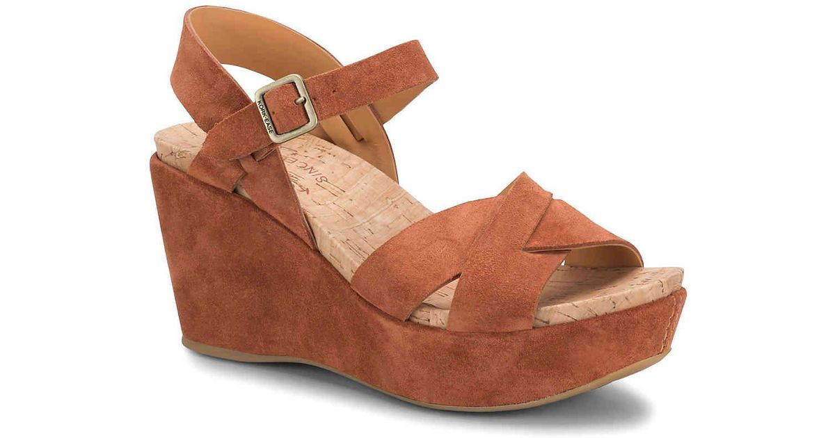 kork ease ava wedge sandal