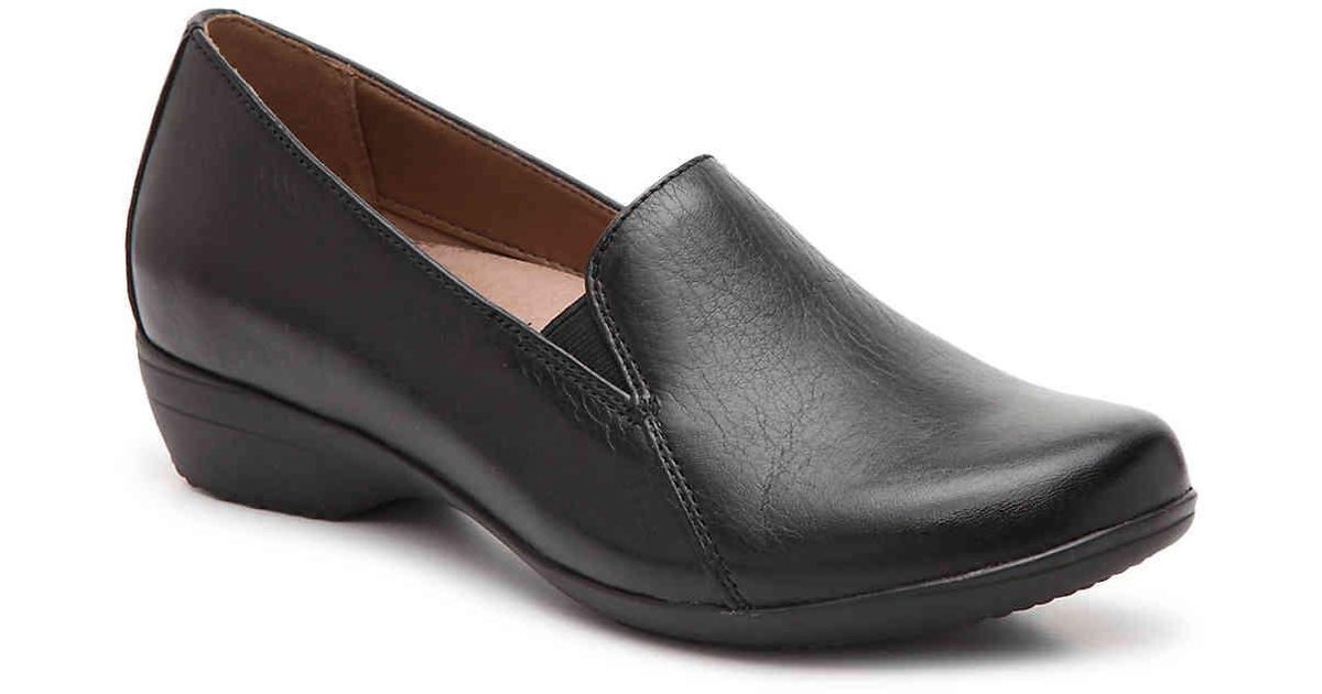 Dansko Leather Farah Slipon in Black Lyst Dansko Leather Farah Slipon in Black Lyst