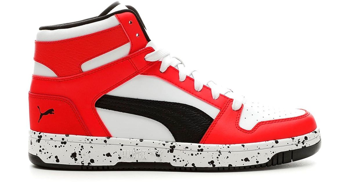 puma red sneakers