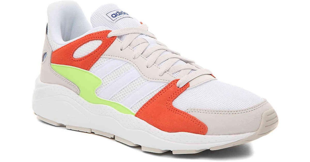 adidas Suede Chaos Sneaker in White/Orange/Neon Yellow (White) for Men -  Lyst