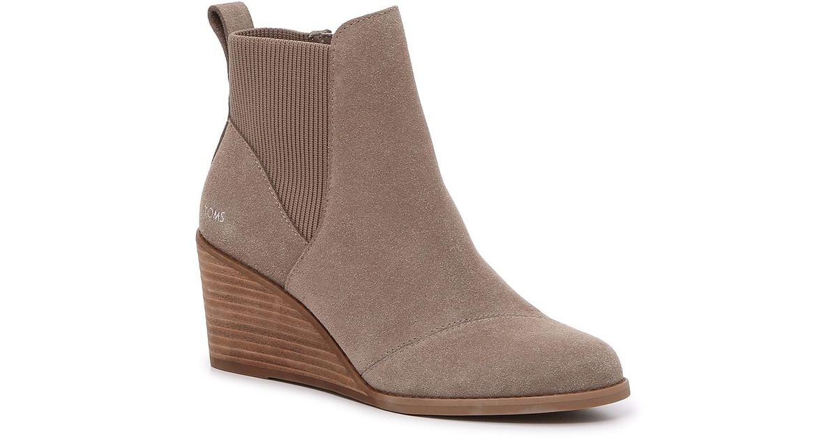 toms wedge bootie