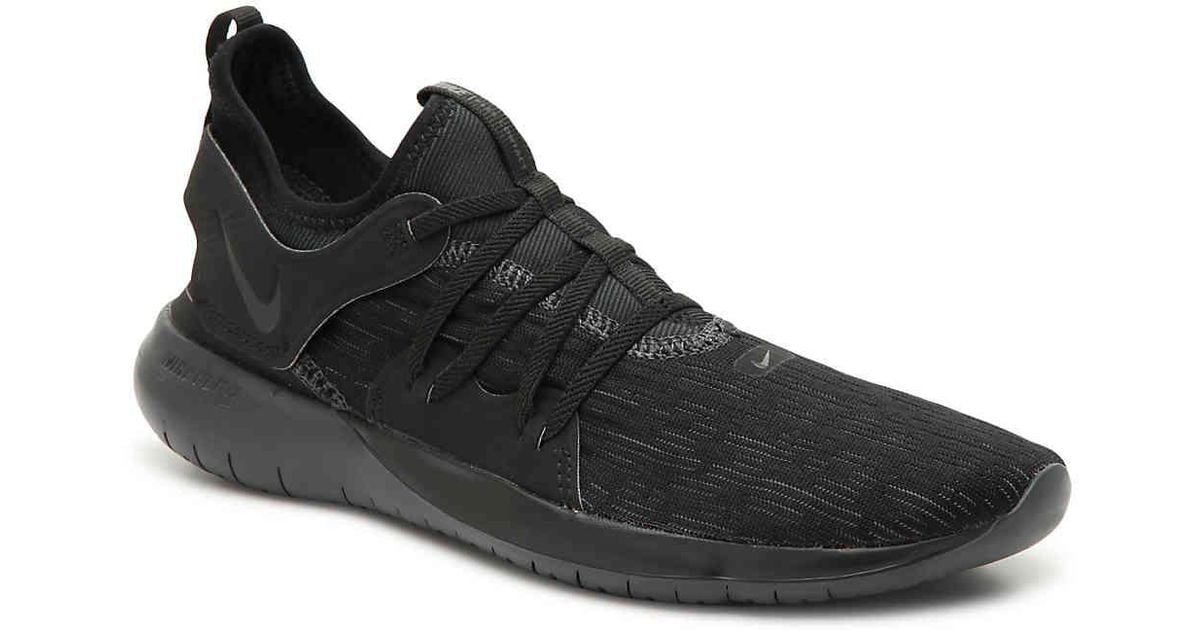 Nike Synthetic Flex Contact 3 Lightweight Running Shoe in Black - Lyst