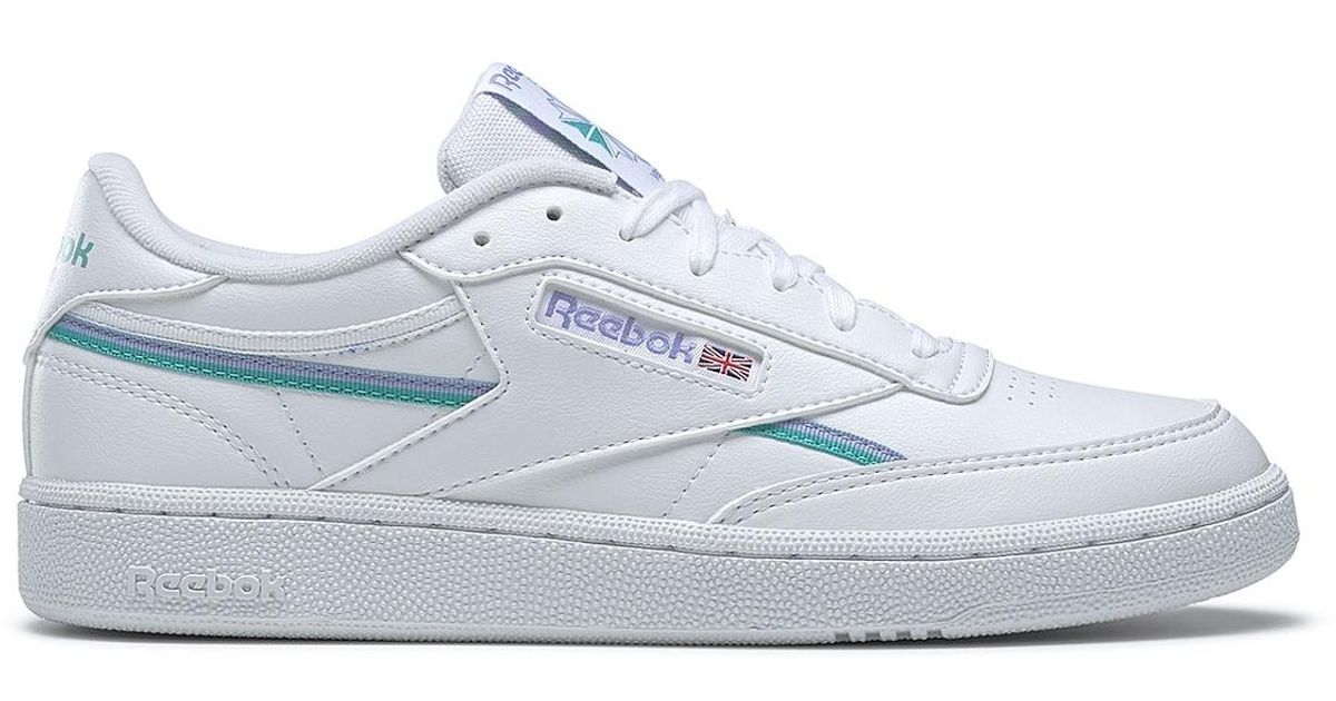 Reebok Rubber Club C 85 Vegan Sneaker in White Lyst Reebok Rubber Club C 85 Vegan Sneaker in White Lyst