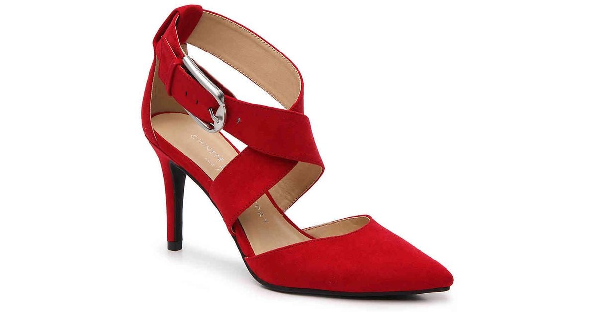 chinese laundry red pumps