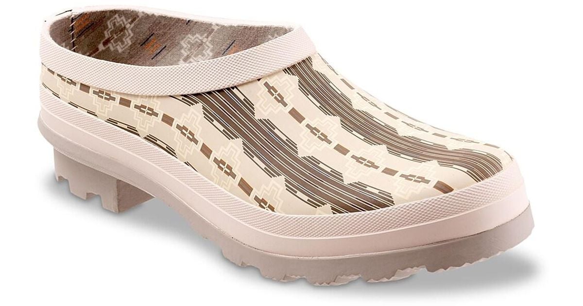 Pendleton Rubber Garden Clog in Taupe (White) Lyst
