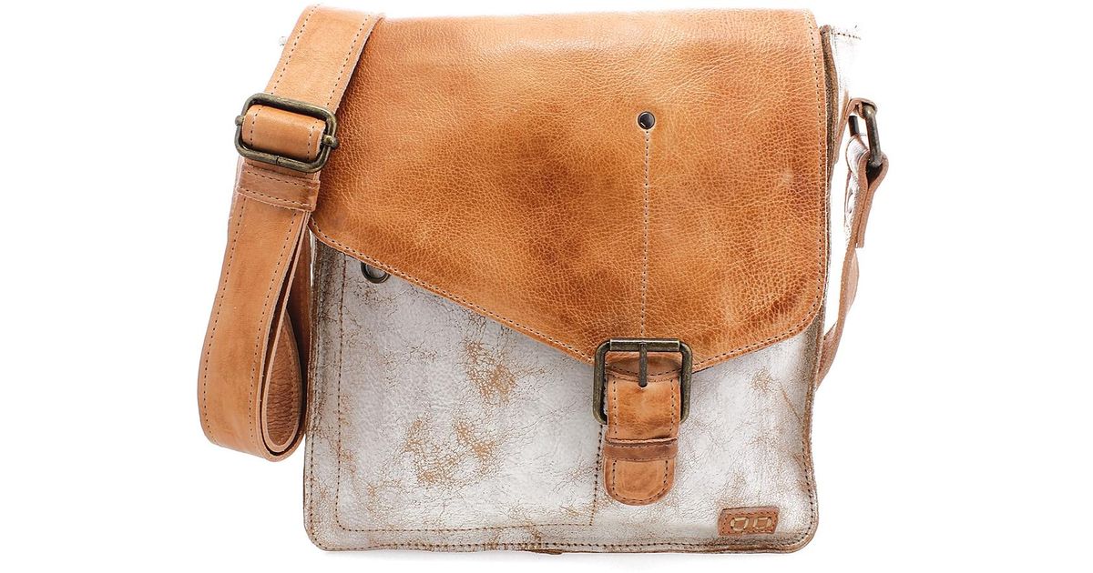 Bed Stu Venice Beach Leather Crossbody Bag in White Lyst