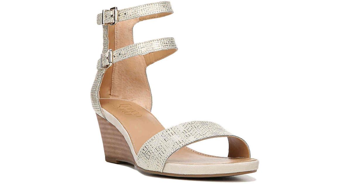 franco sarto silver sandals