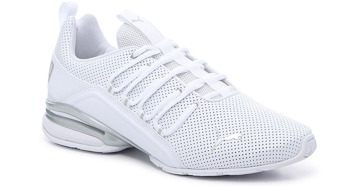 PUMA Synthetic Axelion Sneaker in White for Men - Lyst