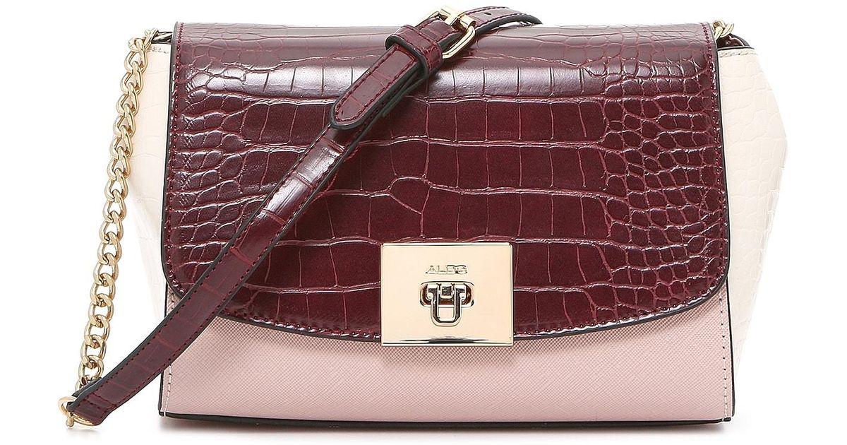 Burgundy aldo bag sale
