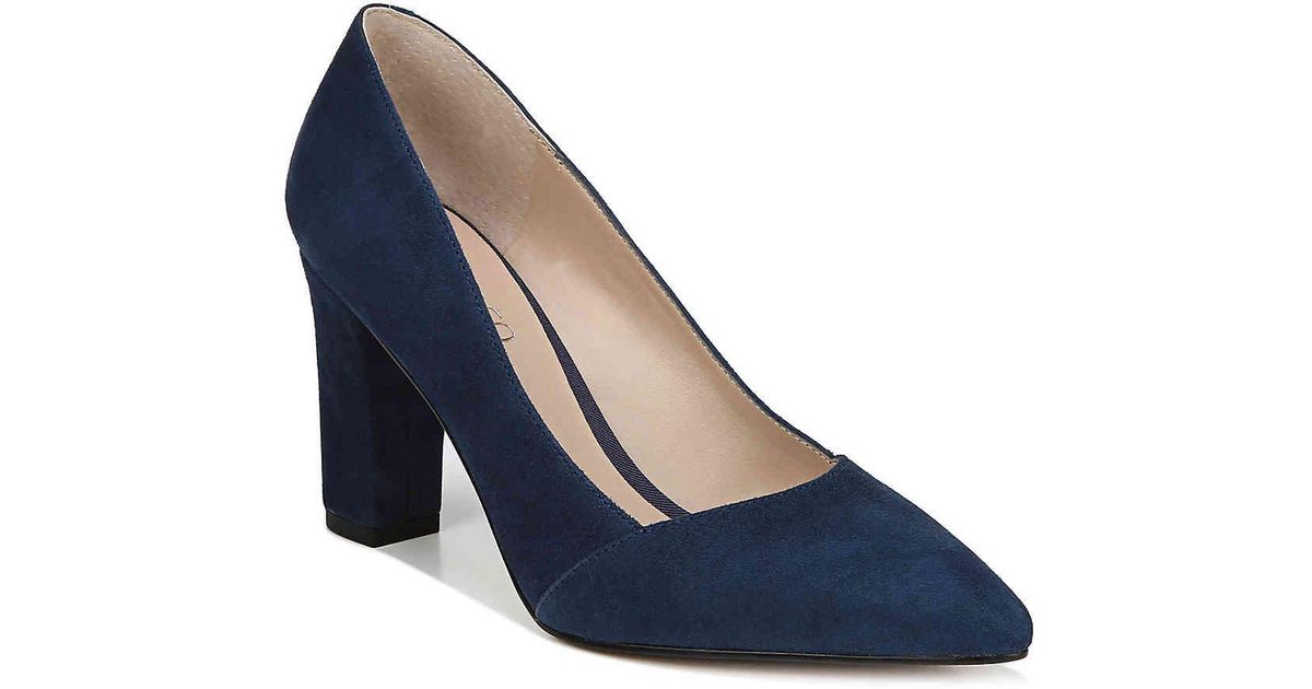 franco sarto navy blue pumps