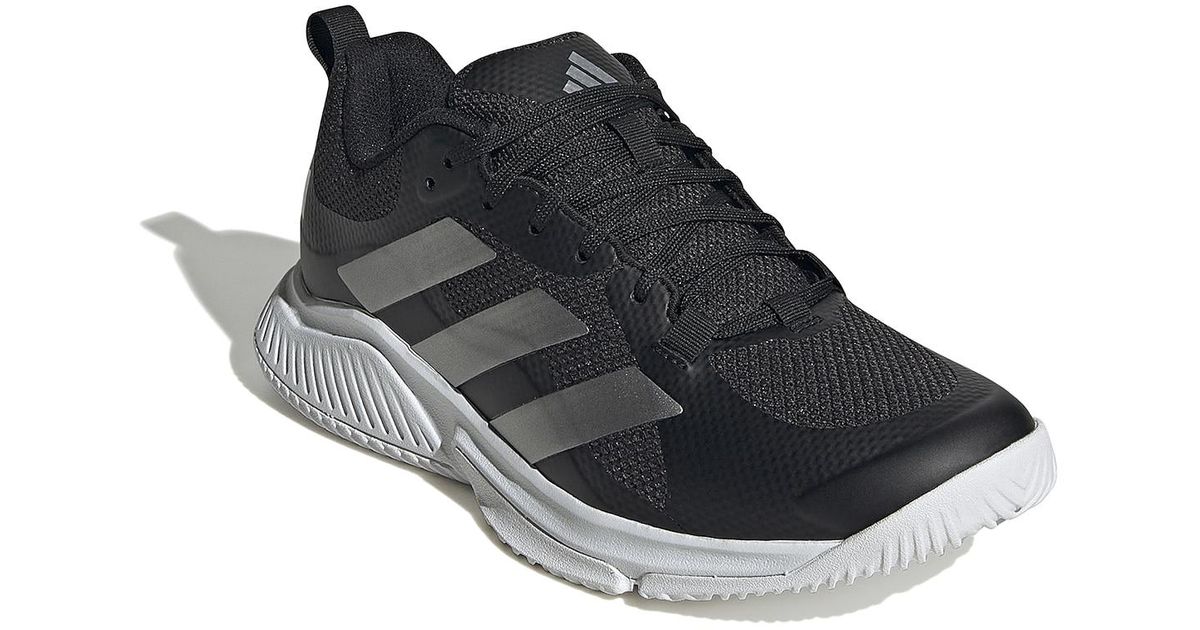 adidas Court Team Bounce 2.0 Volleyball Shoe in Black Lyst